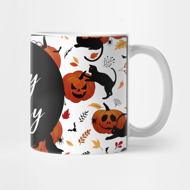 Stay Spooky - cats & pumpkins by Unalome_Designs